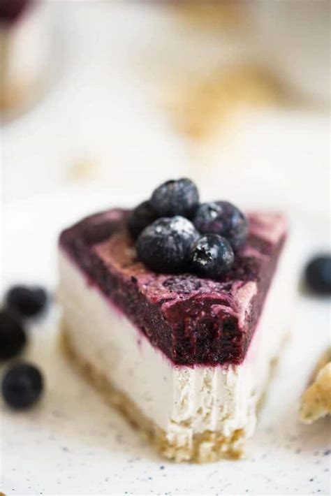 Raw Vegan Blueberry Cheesecake The Movement Menu