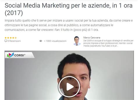 Corsi Social Media Marketing Classifica Dei Migliori Del 2024