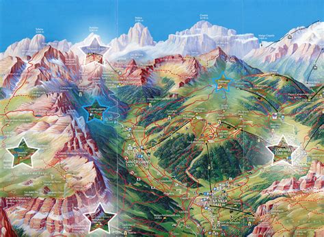 Dolomites Hiking Map