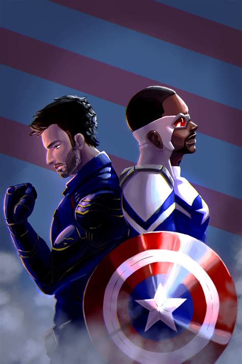 Artstation Falcon And Winter Soldier Fan Art