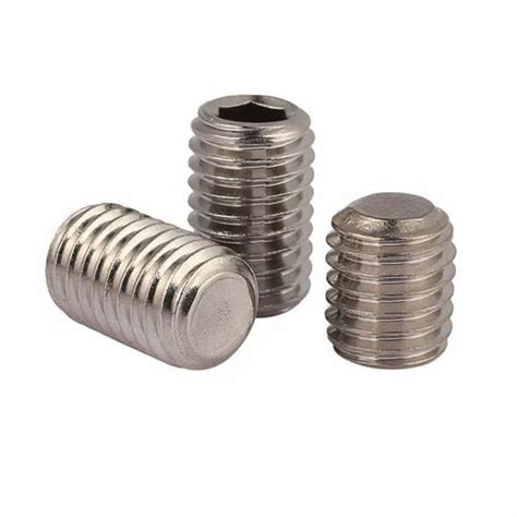 Stainless Steel Flat Point Grub Screw At Rs Piece In Vasai Id