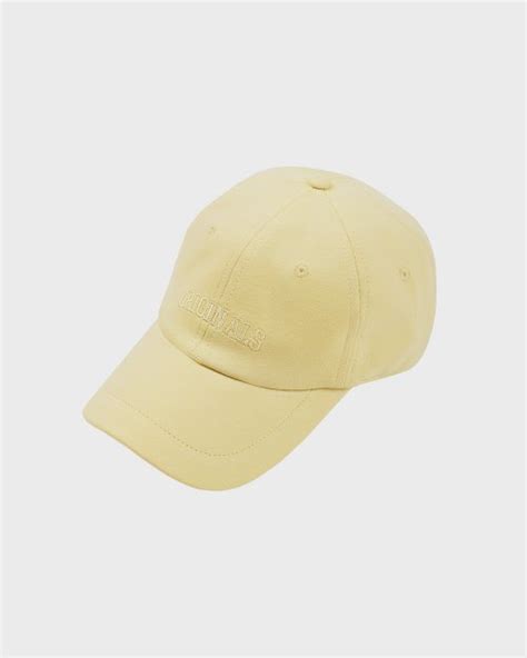 Musinsa Beslow Originals Ss Logo Ball Cap Dusty Yellow