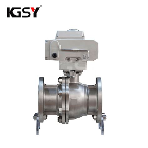 Dn Wcb Electric Flange Ball Valve Way Explosion Proof Electric