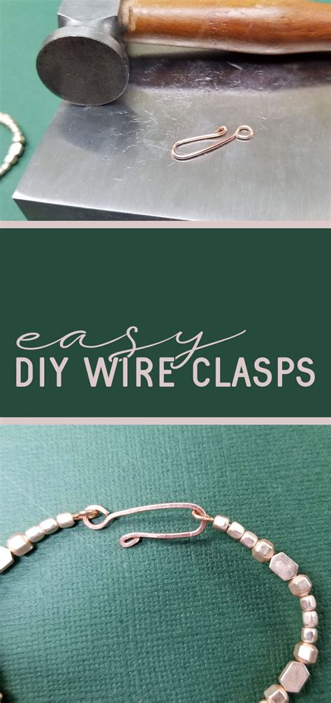 How To Make Wire Jewelry Clasps Moms And Crafters