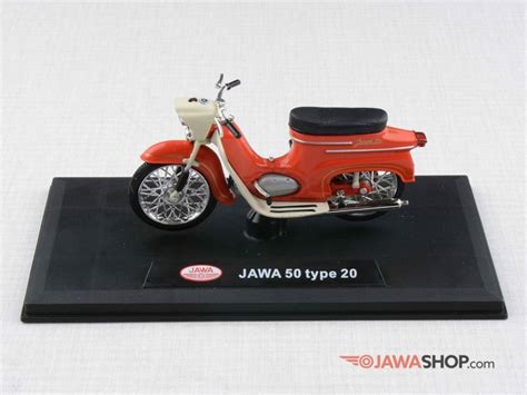 118 Scale Model Jawa 50 Pionyr Type 20 Light Red