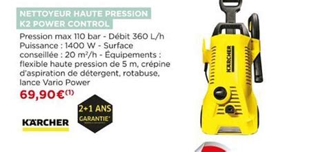 Promo Nettoyeur Haute Pression K Power Control K Rcher Chez