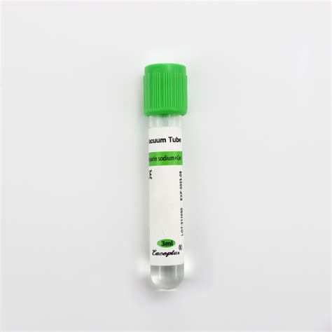 Siny Heparin Sodium Vacuum Blood Collection Tube Mm Ml With Ce