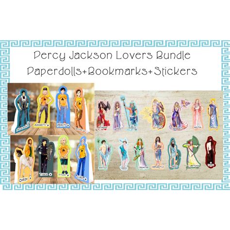 Percy Jackson Lovers Bundle Greek Gods And Percy Jackson Paperdolls