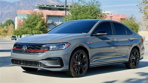 2021 Volkswagen Jetta Gli Autobahn Review Pure Gray Black Youtube