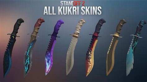 Standoff All Kukri Skins Showcase Youtube