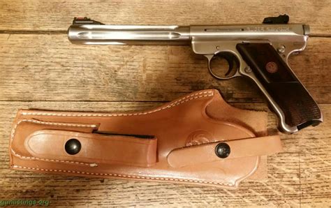 Gunlistings Org Pistols Ruger Mark III Hunter With Leather Ruger Sheath