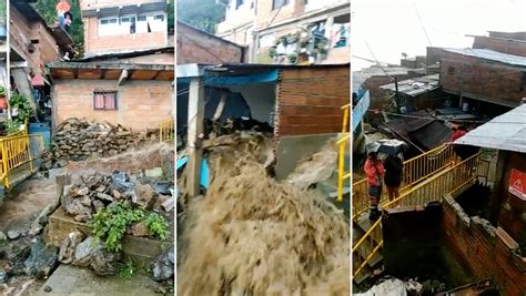 Casas Derrumbadas R Os Desbordados Deslizamientos Las Lluvias No Dan