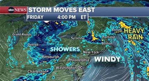 Major Storm Brings Flash Flooding Damaging Winds To East Coast Rock