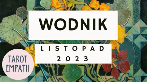 Tarot Czytanie Wodnik Listopad Youtube