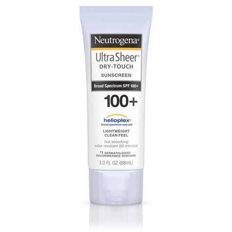 Neutrogena Ultra Sheer Dry Touch Sunscreen SPF 100 ISZA