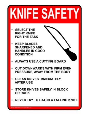 iFoodS - Initiative for Food Safety: Handling Knives from A - J. Safety ...