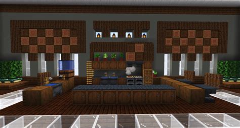 Minecraft Kitchen Counter House People