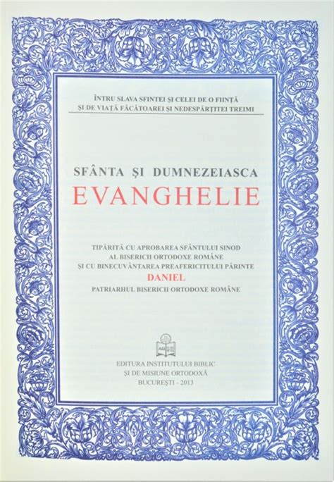 Biblia Ortodoxa Sfanta Si Dumnezeiasca Evanghelie Cu Imagini Color