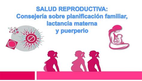 Salud Reproductiva Consejería Sobre Planificación Familiar Lactanci