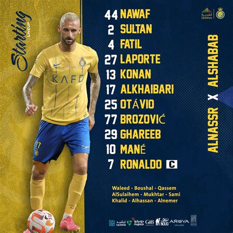 Al Raed Sfc Vs Al Nassr Timeline Lineups Football Teams Stats