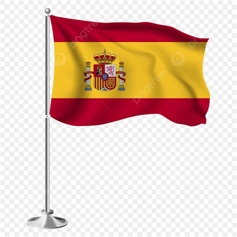 Spain Flags Vector PNG Images Waving Flag Of Spain Spain Flag