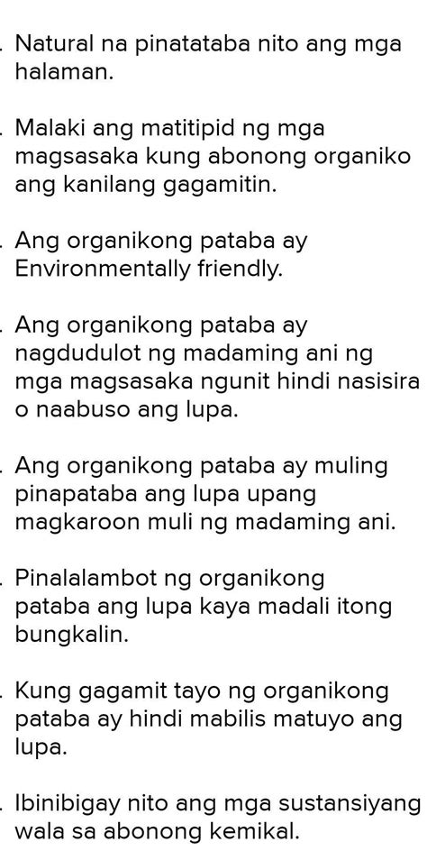 Ano Ano Ang Mga Kahalagahan Ng Paggawa Ng Abonong Organiko Kung Maaari