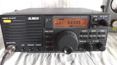 Alinco DX 77T HF SSB Ham Radio All Mode YouTube