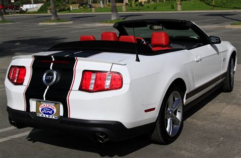 My New 2012 White Mustang Gt Premium Convertible With Black And Red Stripes Ford Mustang Forum