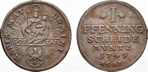 Goslar Stadt Cu Pfennig Sehr Sch N Ma Shops