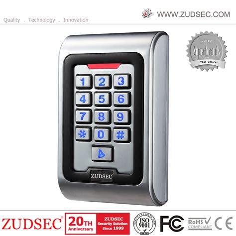 Entry RFID Proximity Key Card Reader Standalone Single Keypad Outdoor