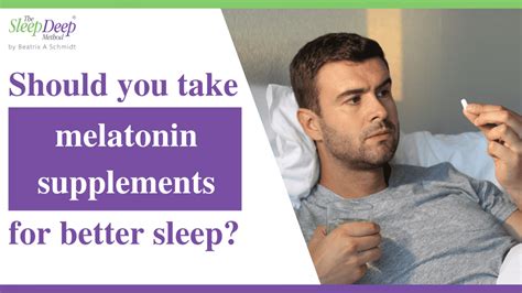 The Truth About Melatonin Supplements – Do they really help with sleep ...