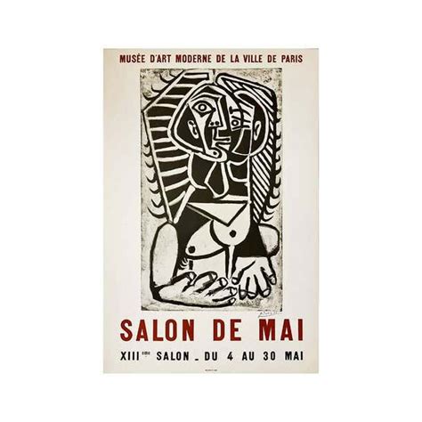 Pablo Picasso Picasso Pablo Xiiieme Salon De Mai 1956 Poster