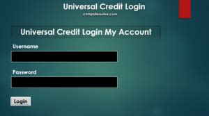 universal credit login