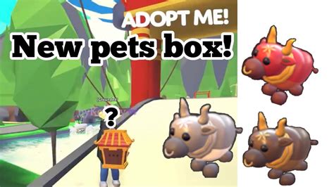 Adopt Me New Ox Box Lunar New Year Update Pets Box Adopt Me