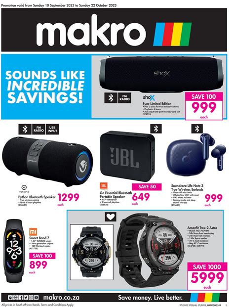 Makro Sounds Like Incredible Savings September October