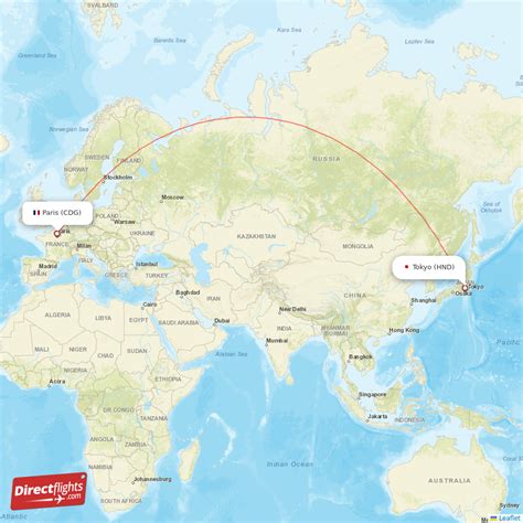 Direct Flights From Tokyo To Paris Hnd To Cdg Non Stop Directflights