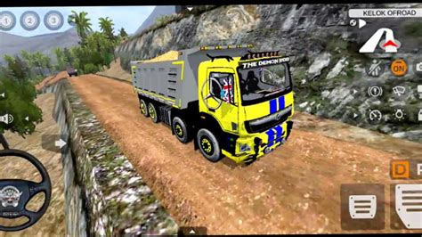 Bharat Benz 12 Wheeler Tipper Kelok Offroad Mountain Map Bus