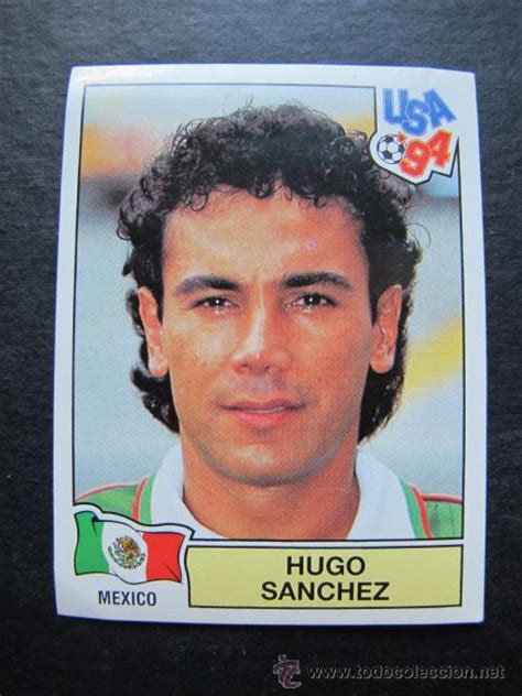 Cromo Pegatina Hugo Sanchez Mexico Mundial Usa Vendido En Venta