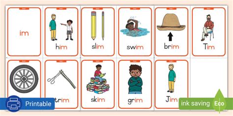 Grade 1 Phonics Im Flashcards Profesor Hizo Twinkl