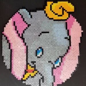 Disney Dumbo Perler Bead Sprite Medium Etsy