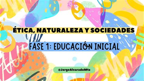 Ética Naturaleza y Sociedades Fase 1 Educación Inicial Campo