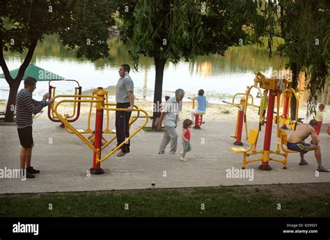 An Exercise Area In Donetsk Hi Res Stock Photography And Images Alamy