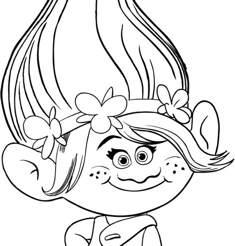 Poppy Trolls Coloring Page Porn Sex Picture