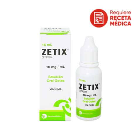 Zetix 10Mg Ml Solución Oral Gotas 15ml Inkafarma