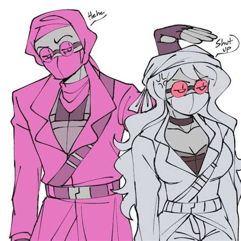 Combat Fan Art Pink And Grey Outfits