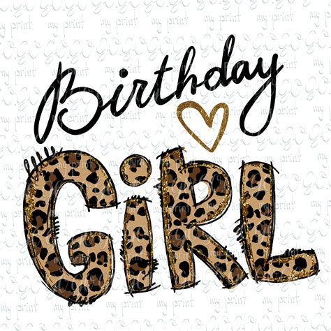 Birthday Girl Sublimation Designs Png 11th 12th 13th 14th 15th Etsy