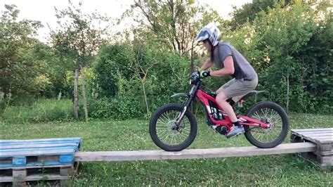 Just Testing My Surron On My Backyard Trial Track Youtube