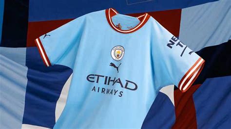 Manchester City dévoile son nouveau maillot domicile 2022 2023