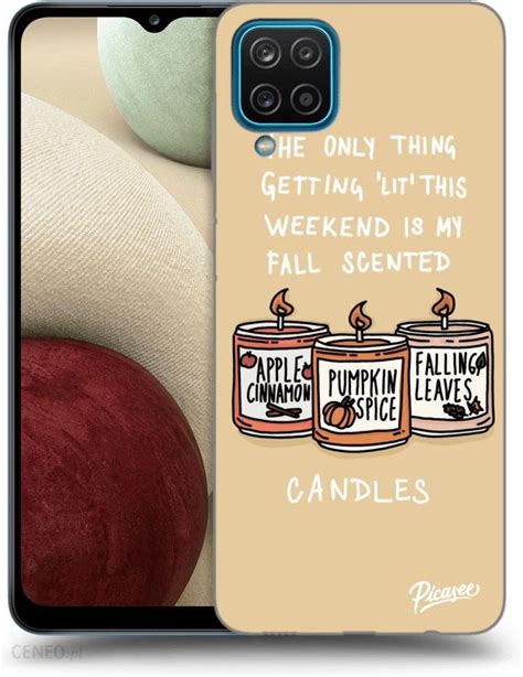 SILIKONOWE PRZEŹROCZYSTE ETUI NA SAMSUNG GALAXY A12 A125F CANDLES