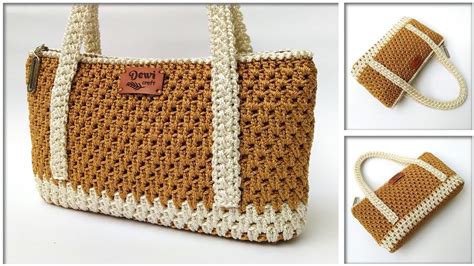 Simple And Easy Crochet Bags Tutorial For Beginners Youtube